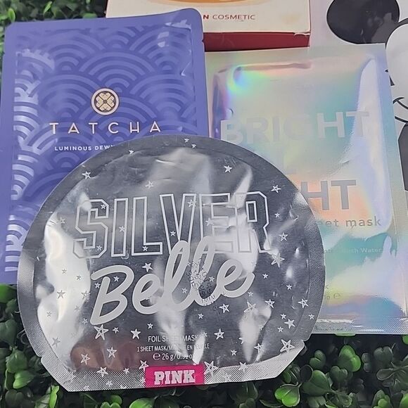 Face mask bundle set skincare lip masks tatcha pink disney Neutrogena glowy new - Picture 4 of 5